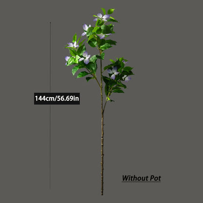 82–144cm Large Artificial Ficus Tree – Tall Faux Magnolia & Banyan Plant for Home & Garden Décor
