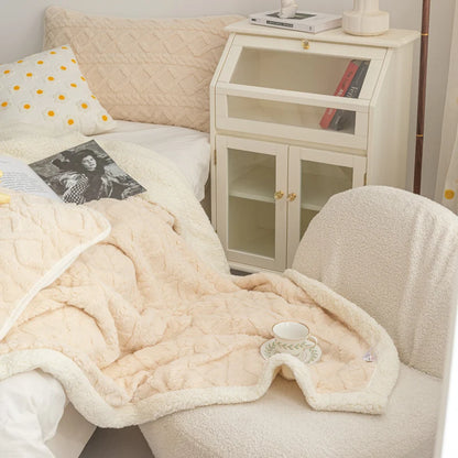 Spring Summer Soft Warm Quilt Blankets Double Bed