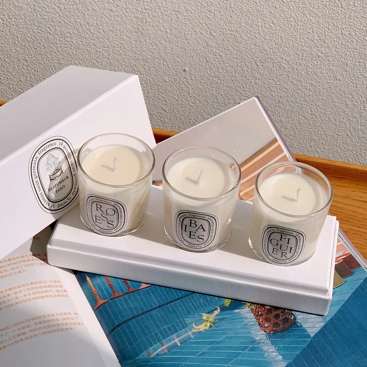 Natural Plant-Based Aromatherapy Candle – French Fragrance, Fresh Elegant Scent, Long-Lasting Home Aroma Gift