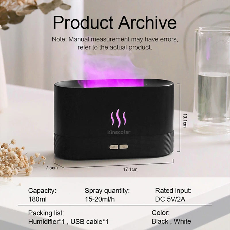 Perfume Humidifier Ultrasonic Air Humidifier With LED Lighting