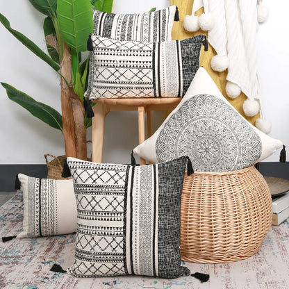 1 PC Moroccan Printed Pillow Cover