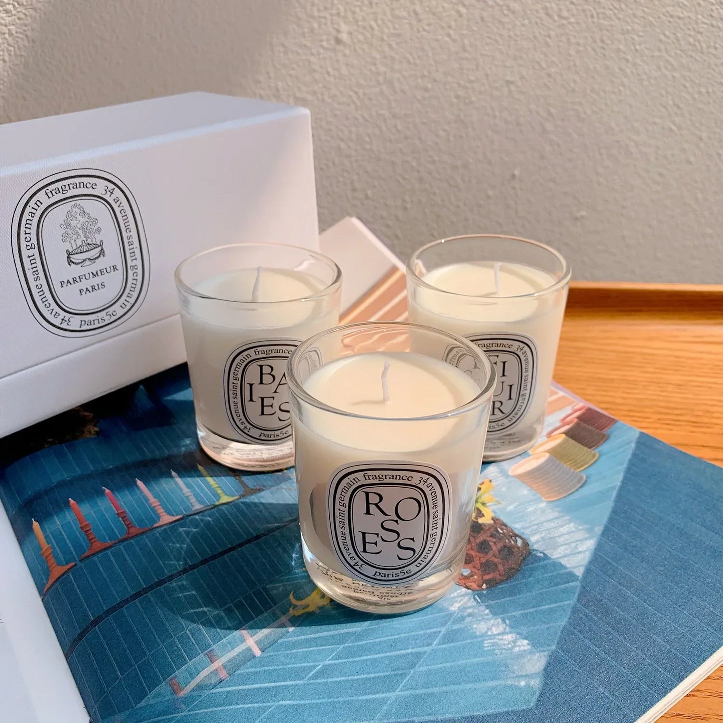 Natural Plant-Based Aromatherapy Candle – French Fragrance, Fresh Elegant Scent, Long-Lasting Home Aroma Gift