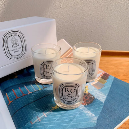 Natural Plant-Based Aromatherapy Candle – French Fragrance, Fresh Elegant Scent, Long-Lasting Home Aroma Gift