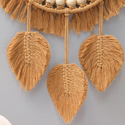 Macrame Round Decorative Mirror