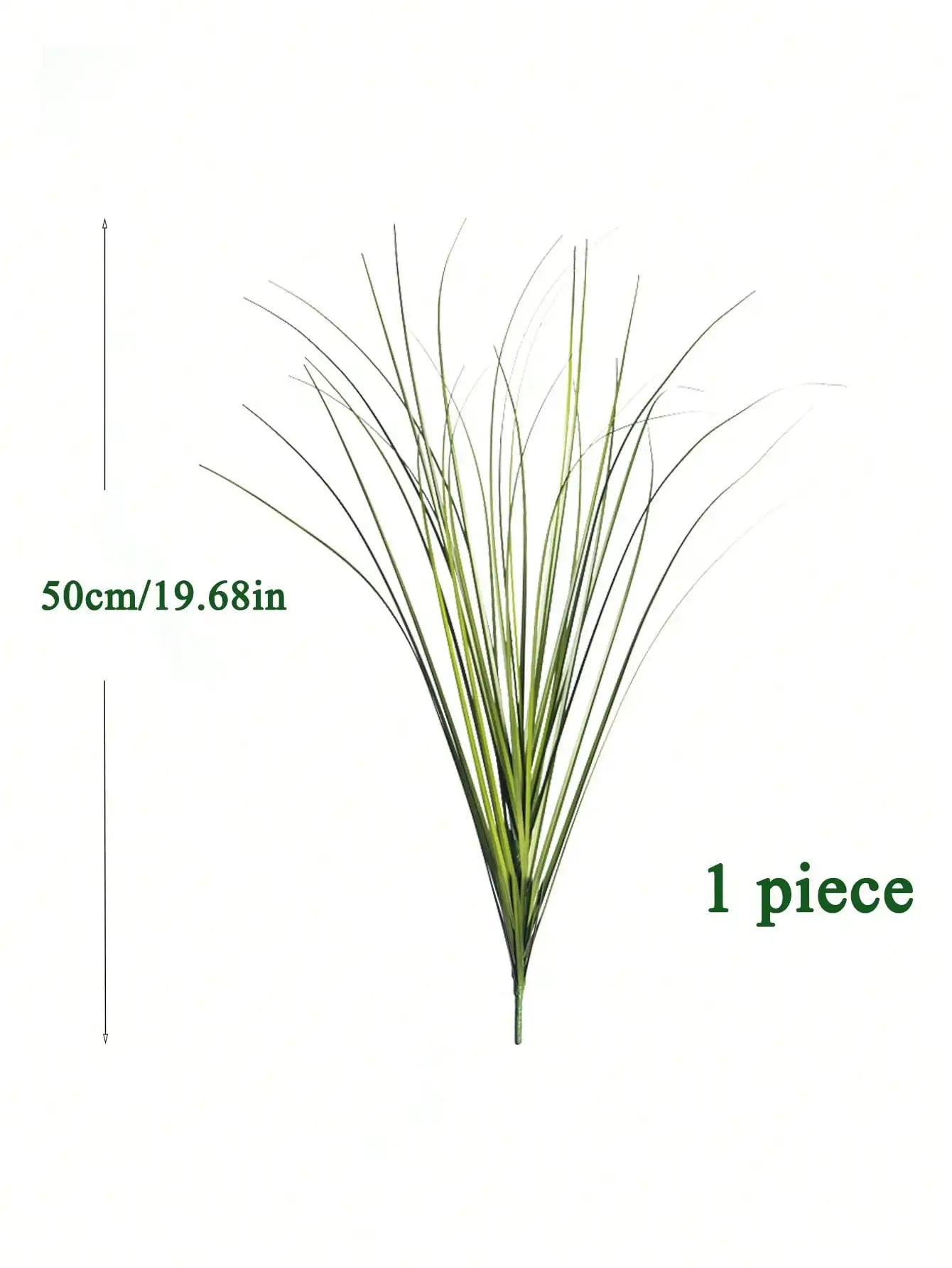 Artificial Reed Grass Plant – Large Tropical Faux Green Leaves for Home & Garden Decor