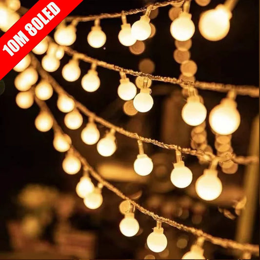 10M Small Ball Fairy Lights Globe String Lights USB/Battery Operated Decor Lights