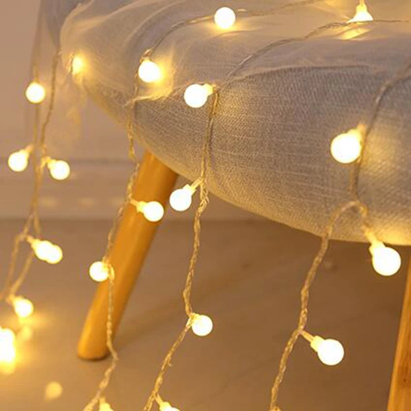 10M Small Ball Fairy Lights Globe String Lights USB/Battery Operated Decor Lights