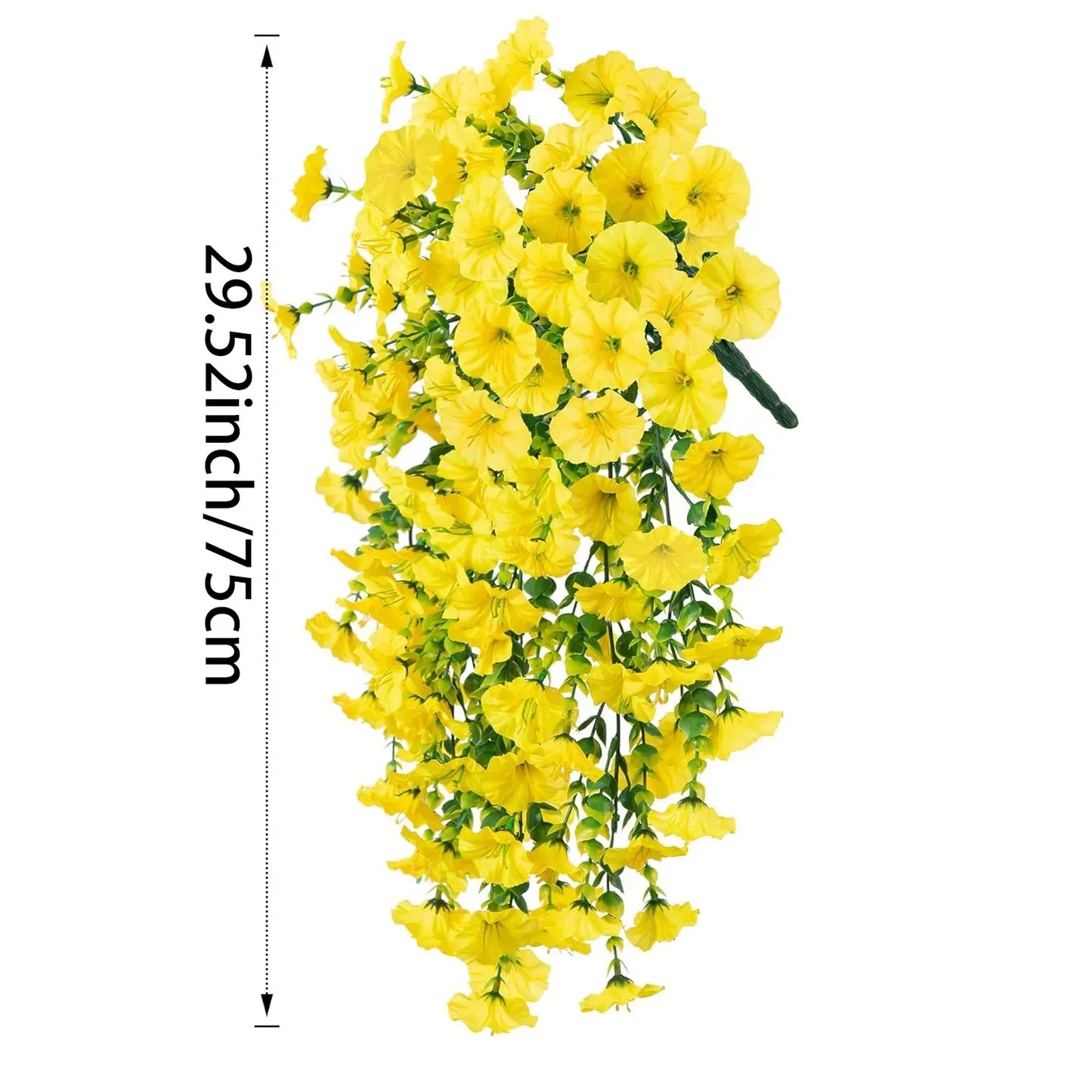 UV-Resistant Artificial Hanging Flowers & Plants – For Home Decor