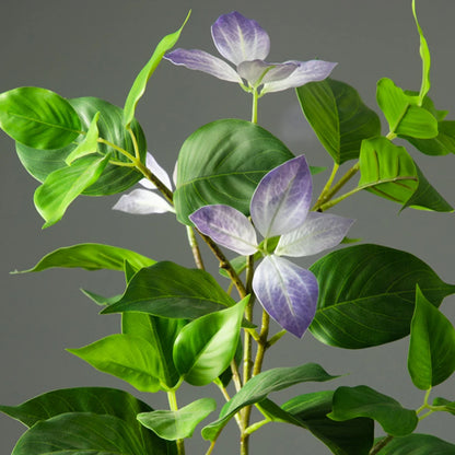 82–144cm Large Artificial Ficus Tree – Tall Faux Magnolia & Banyan Plant for Home & Garden Décor