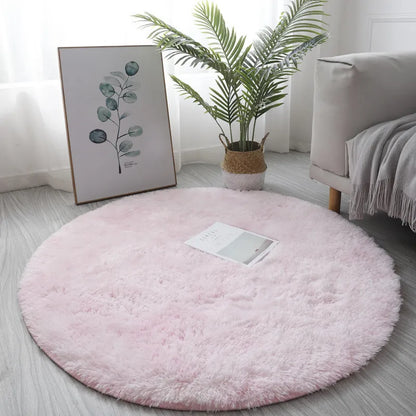 Super Soft Plush Round Fluffy Rug