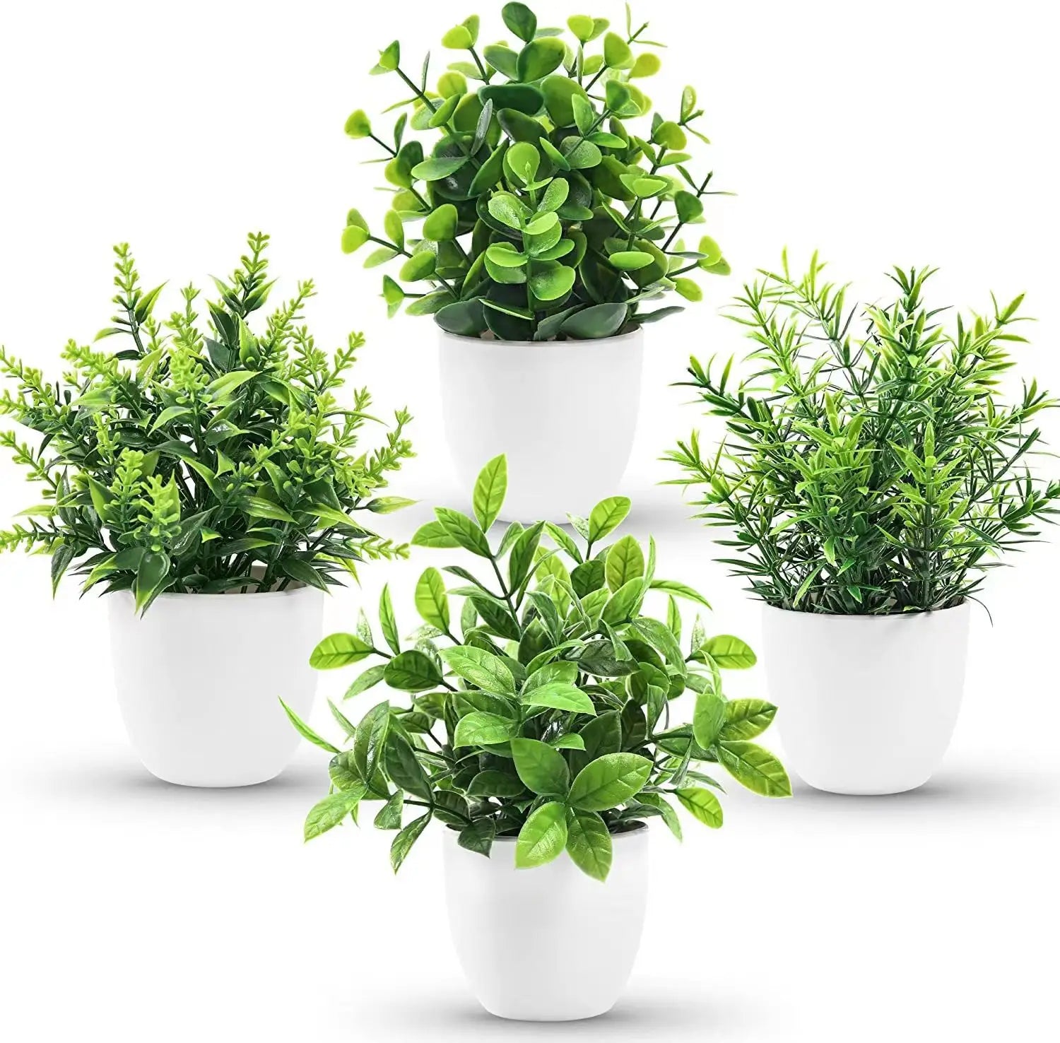 fake house plants uk Artificial Plant Bonsai – Plastic Fake Green Potted Plants for Home De – Home Aesthetics