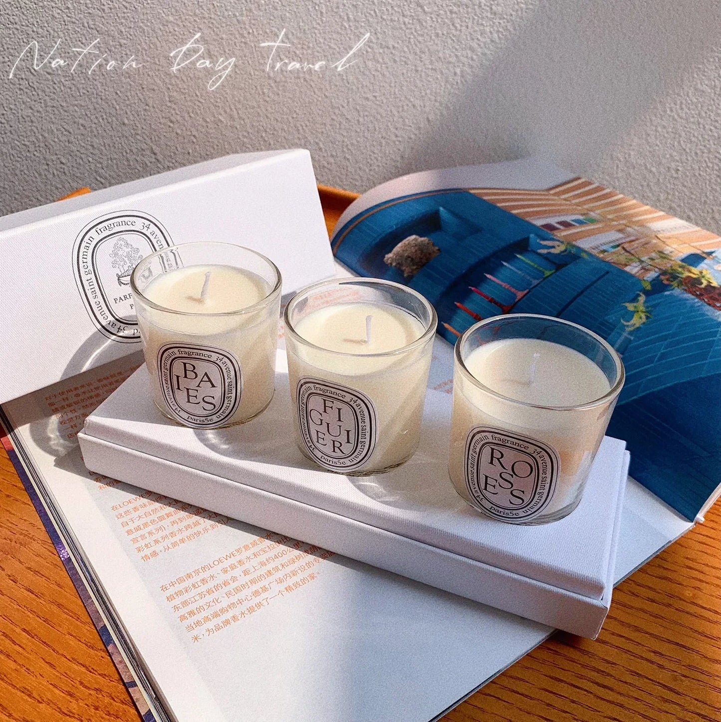 Natural Plant-Based Aromatherapy Candle – French Fragrance, Fresh Elegant Scent, Long-Lasting Home Aroma Gift